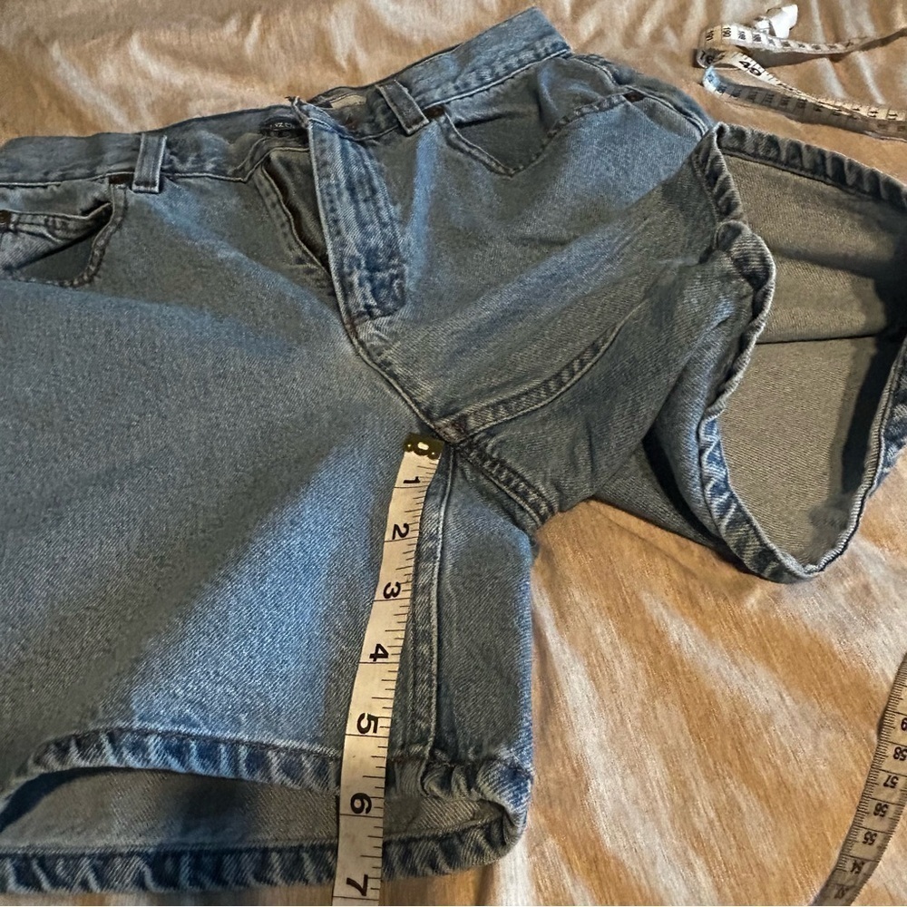 Vintage 90s Y2K Liz Claiborne Blue Mom Jean Denim Shorts - Picture 6 of 8